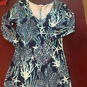 Lily Pulitzer long-sleeve starfish dress.